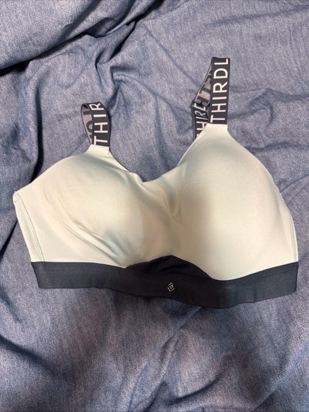 ThirdLove Sage Green & Black Seamless Support Bra